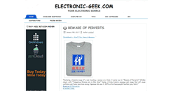 Desktop Screenshot of electronic-geek.com